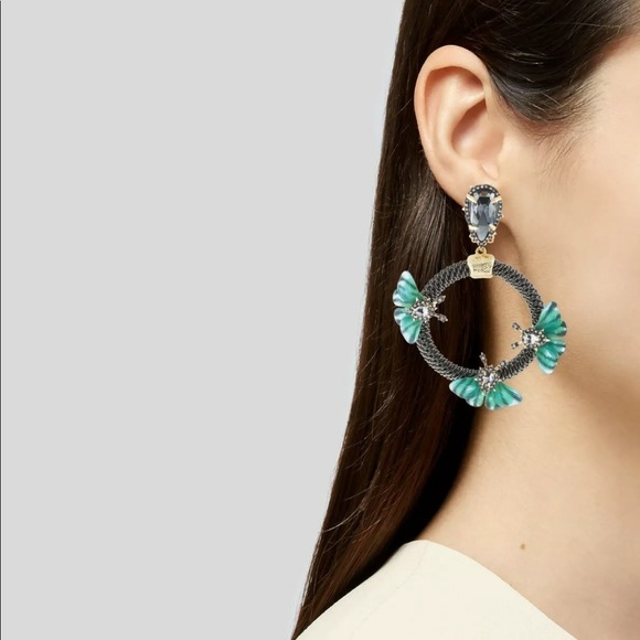 Alexis Bittar butterfly earrings - Picture 2 of 3